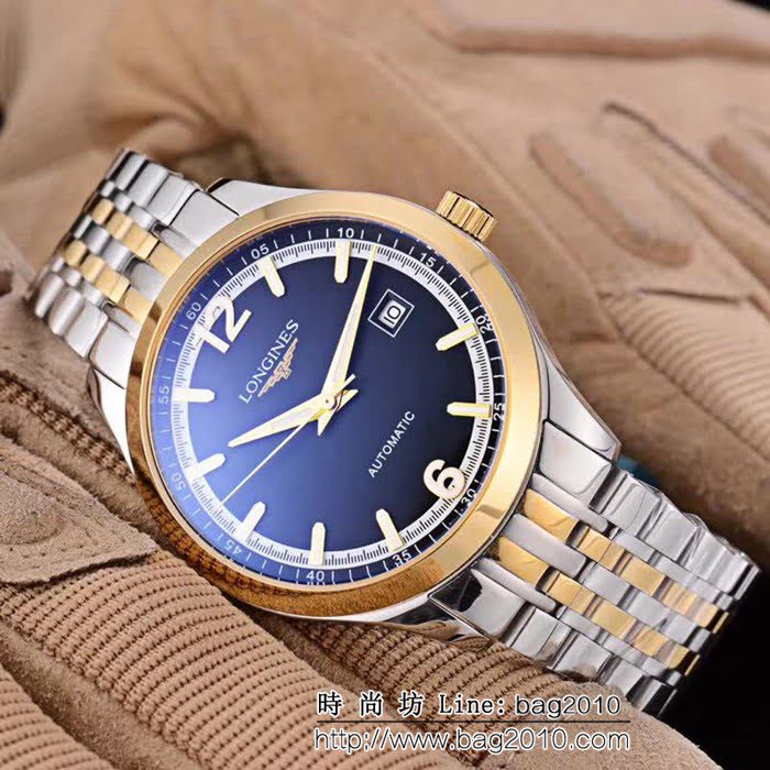 LONGINES浪琴 經典大三針 全自動機械 精品男士腕表 WSS0335
